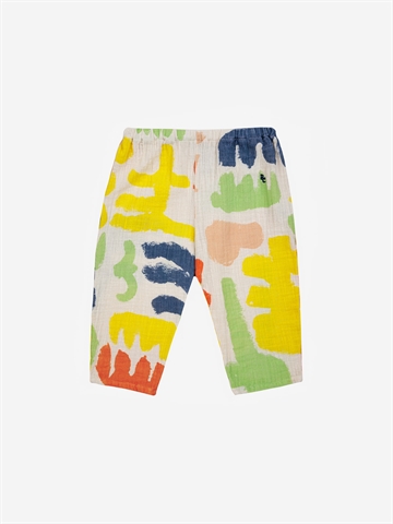 Bobo Choses Baby Carnival All Over Woven Pants Offwhite